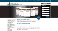 Desktop Screenshot of britishstandard.org.uk